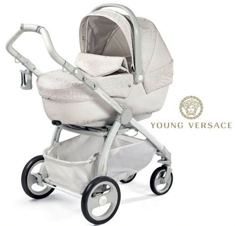 versace pram white|Versace baby pram.